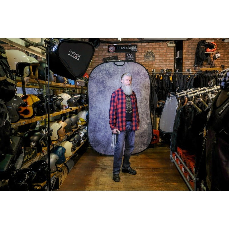 Manfrotto Vintage Smoke/Concrete 1,5x2,1m - pozadina na okviru