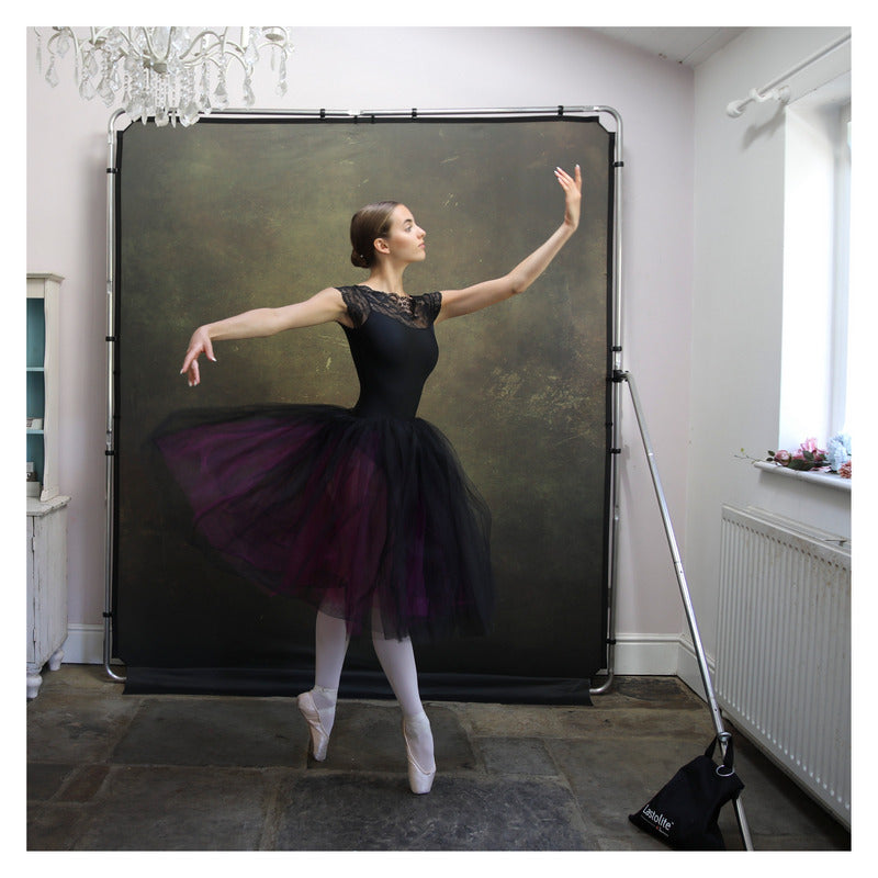 Manfrotto EzyFrame Vintage pozadina 2x2.3m Olive / s okvirom