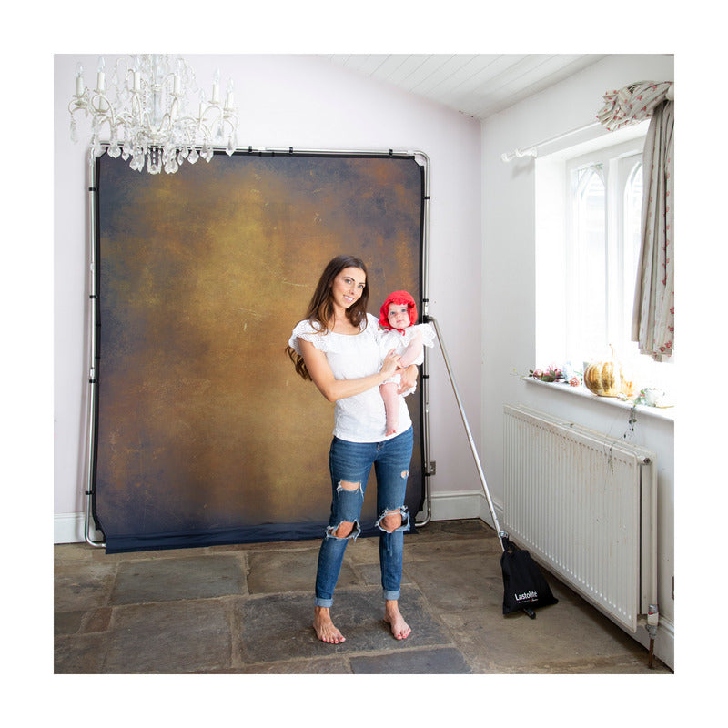 Manfrotto EzyFrame Vintage pozadina 2x2.3m Tobacco / s okvirom