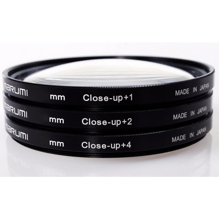 MARUMI Macro Close up lens set MC (+1 +2 +4)  55mm