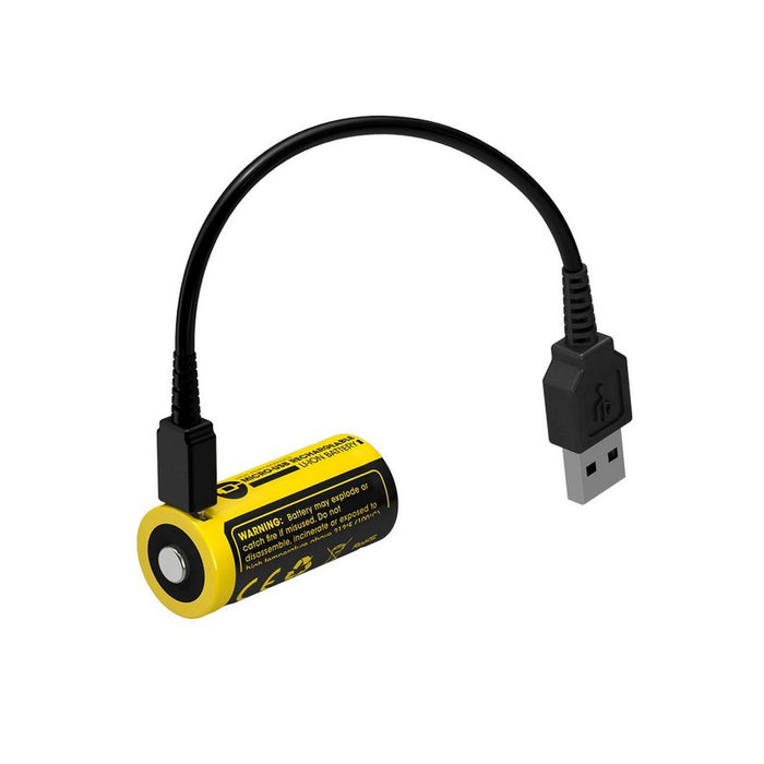 Nitecore Punjiva baterija NL1665R (650mAh) 16340 (USB)