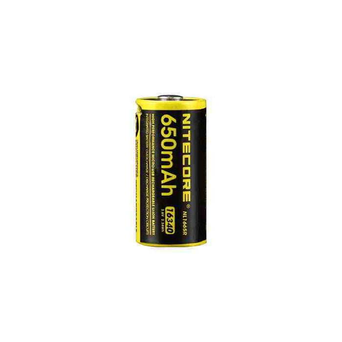 Nitecore Punjiva baterija NL1665R (650mAh) 16340 (USB)