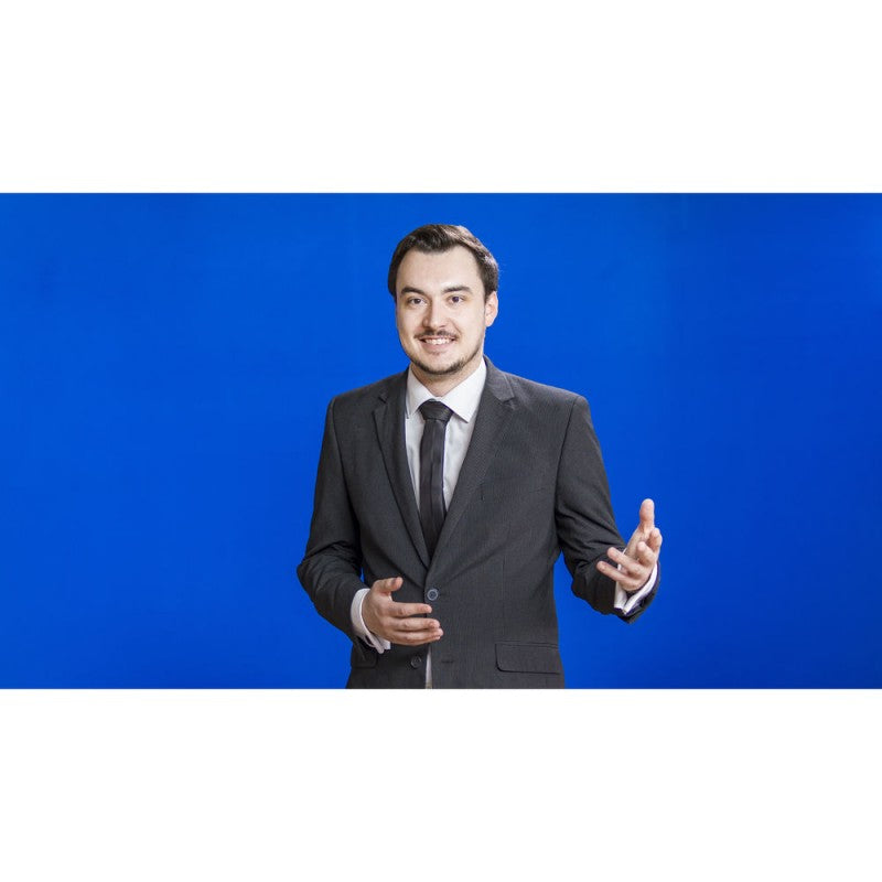 Lastolite PANORAMIC CHROMAKEY BLUE 4m x 2,3m - pozadina sa okvirom Chromakey plava