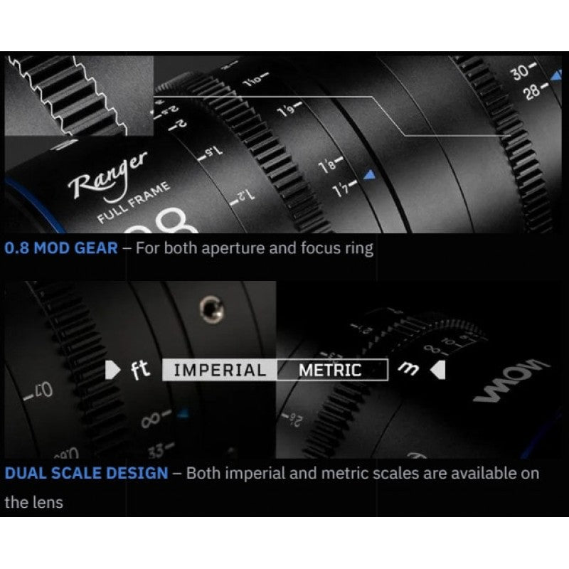 Laowa Cine Ranger 28-75mm T2.9 FF - Arri PL/Canon EF