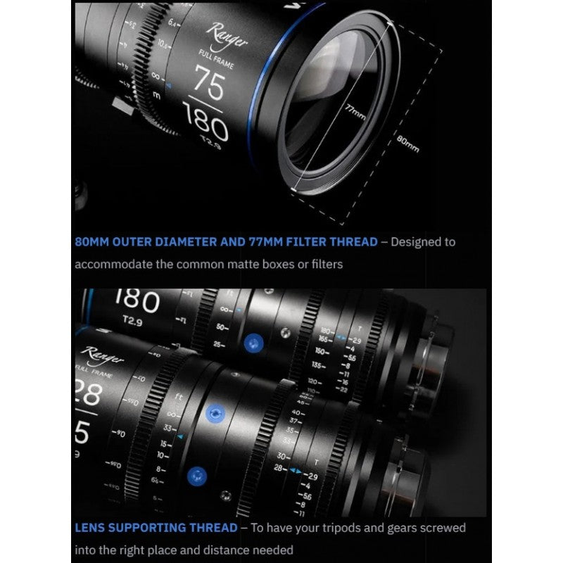 Laowa Cine Ranger 28-75mm T2.9 FF - Arri PL/Canon EF