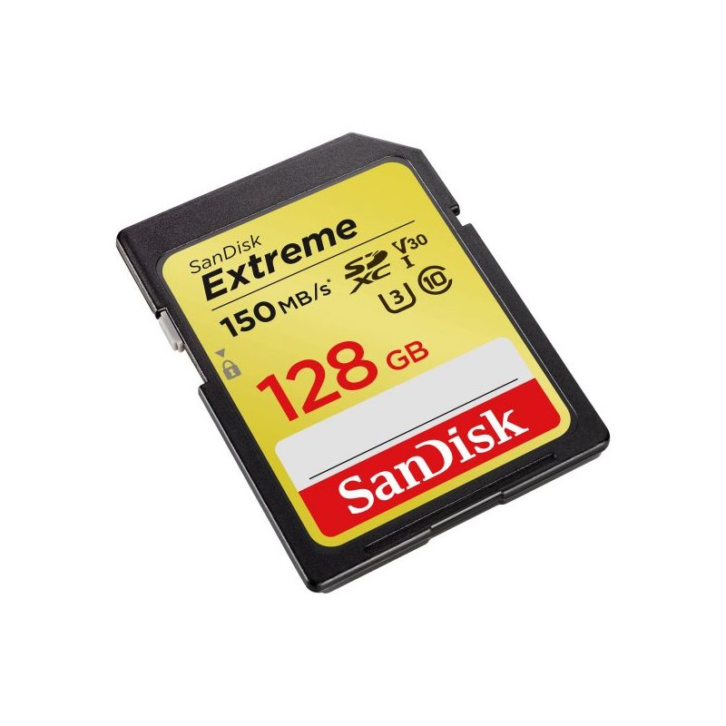 SanDisk memorijska kartica Extreme SDXC Card 128GB 180MB/s V30 UHS-I U3, 4K