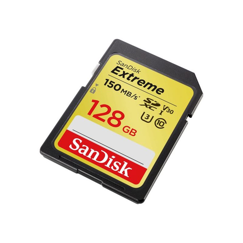 SanDisk memorijska kartica Extreme SDXC Card 128GB 180MB/s V30 UHS-I U3, 4K