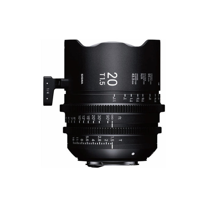 Sigma Cine 20mm T1.5 FF PL-mount (metric)