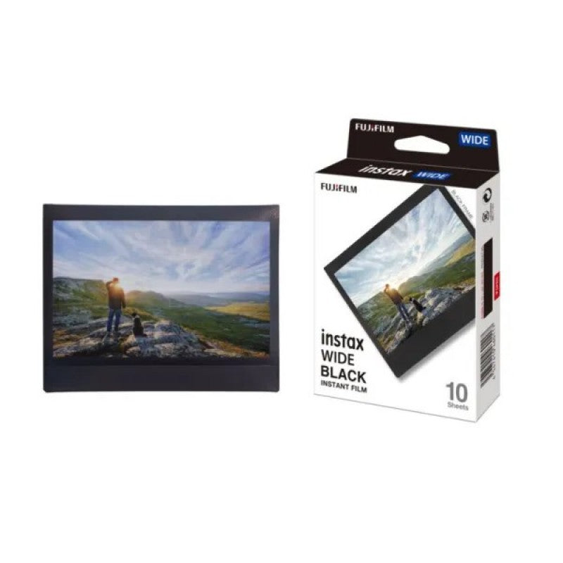 FujiFilm Instax WIDE film 1x 10 snimaka - CRNI OKVIR