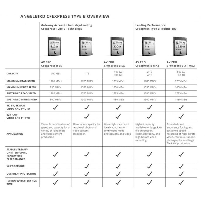 Angelbird Kartica AV PRO CFexpress B SE 1TB