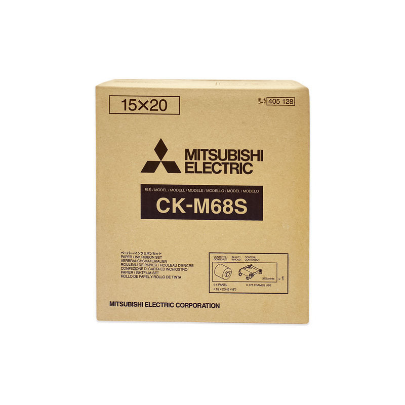 Mitsubishi CK-M68S / set - papir i toner traka za 5x15cm, 10x15cm i 15x20cm