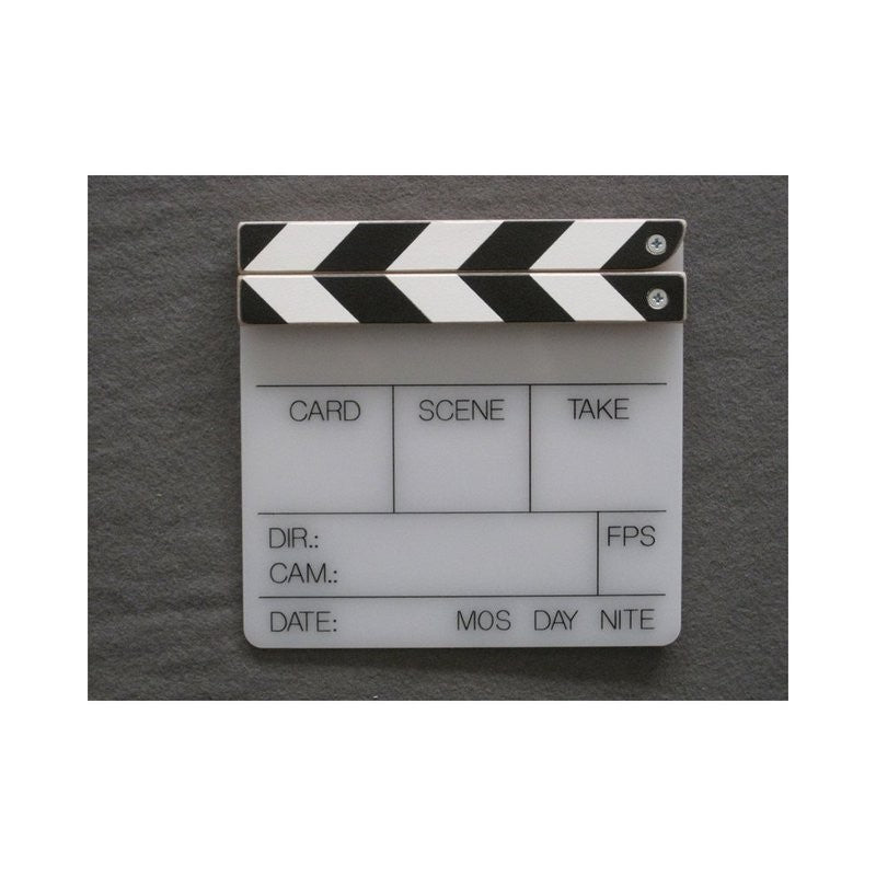 Filmska klapa srednja (Crno/bijela)