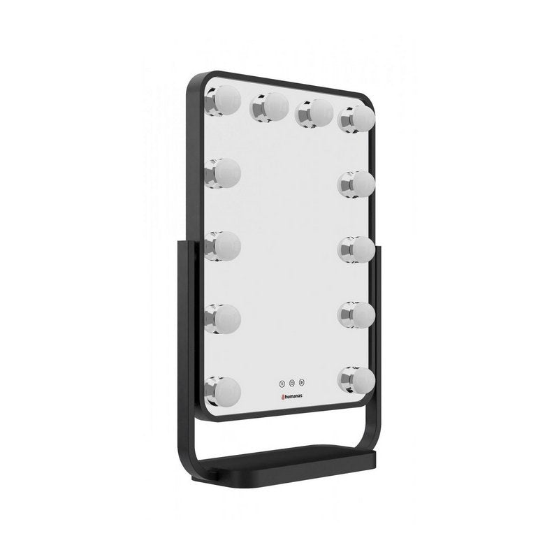 Humanas HS-HM01B make-up ogledalo sa LED osvjetljenjem / veliko / Crno