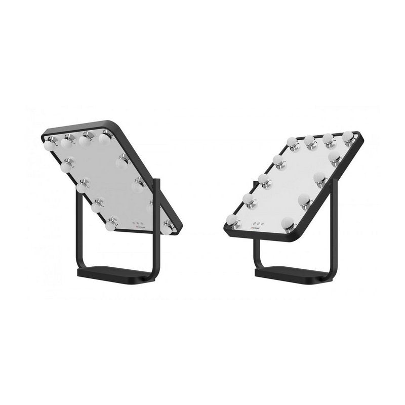 Humanas HS-HM01B make-up ogledalo sa LED osvjetljenjem / veliko / Crno