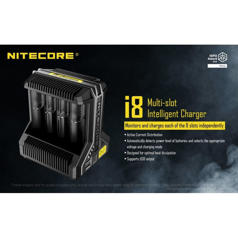 Nitecore Punjač baterija i8 / intiligentni / za 8 baterija