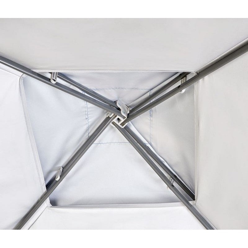 E-Z UP® SECTATOR 4x4m šator, sivi okvir + sivi krov + torba na kotačima