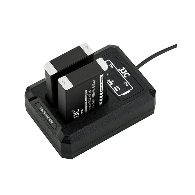 JJC Punjač DHC-NP95 USB Dual za Fuji NP-95/Ricoh DB-90