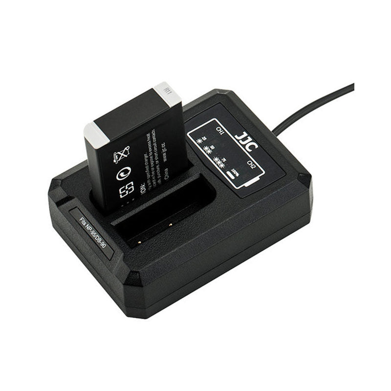 JJC Punjač DHC-NP95 USB Dual za Fuji NP-95/Ricoh DB-90