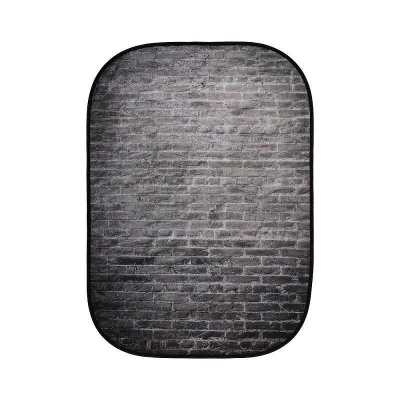 Lastolite Urban Painted white brick / Industrial gray brick 1,5x2,1m - pozadina na okviru