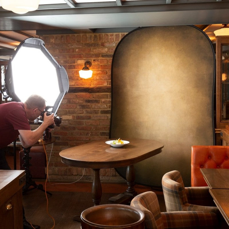 Manfrotto Vintage Tobacco/Olive 1,5x2,1m - pozadina na okviru