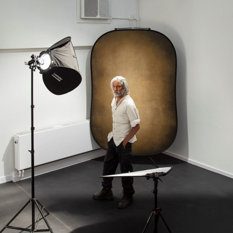 Manfrotto Vintage Tobacco/Olive 1,5x2,1m - pozadina na okviru