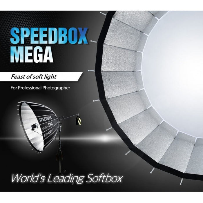 SMDV SPEEDBOX MEGA-140 SILVER -  MEGA 140cm sklopivi softbox / bez adaptera