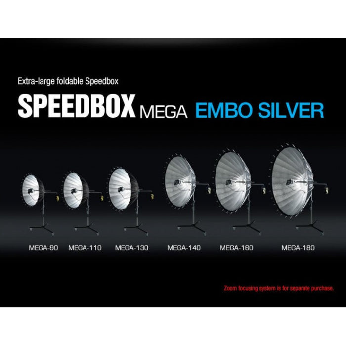 SMDV SPEEDBOX MEGA-90 SILVER DEEP - MEGA 90cm sklopivi softbox (duboki) / bez adaptera