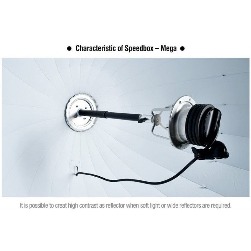 SMDV SPEEDBOX MEGA-110 SILVER DEEP-  MEGA 110cm sklopivi softbox (duboki) / bez adaptera