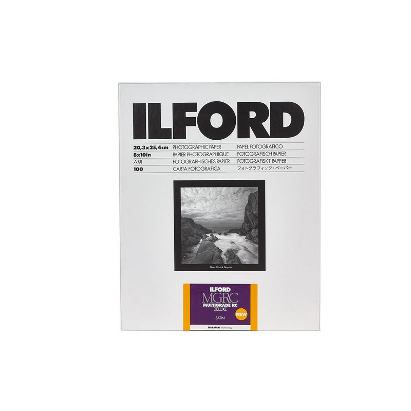 Ilford Fotopapir Multigrade RC Deluxe 25M 17,8x24/25 (satin)