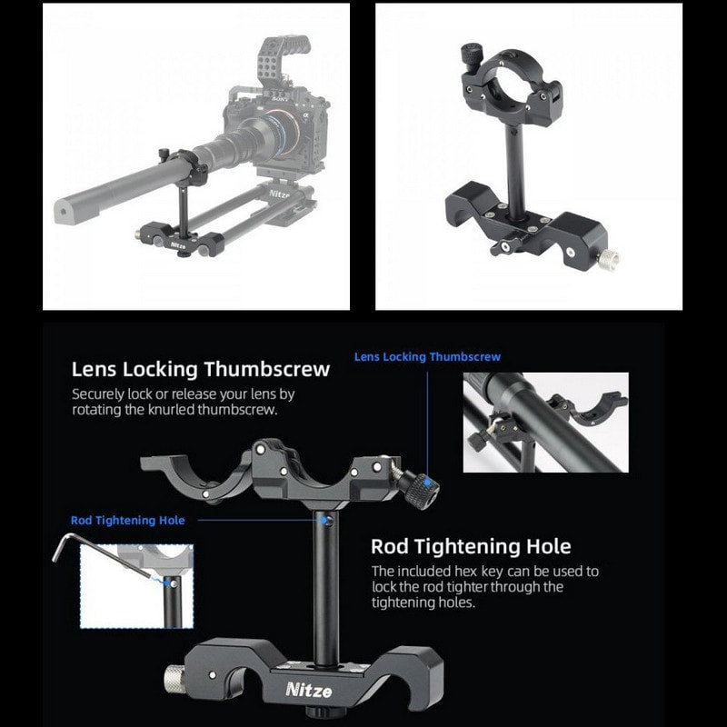 Laowa Support for Laowa 24mm T14 PeriProbe (15mm LWS)