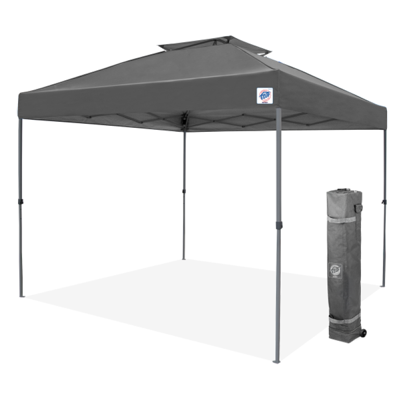 E-Z UP® PATRIOT 3x3m šator, sivi okvir + krov + torba na kotačima