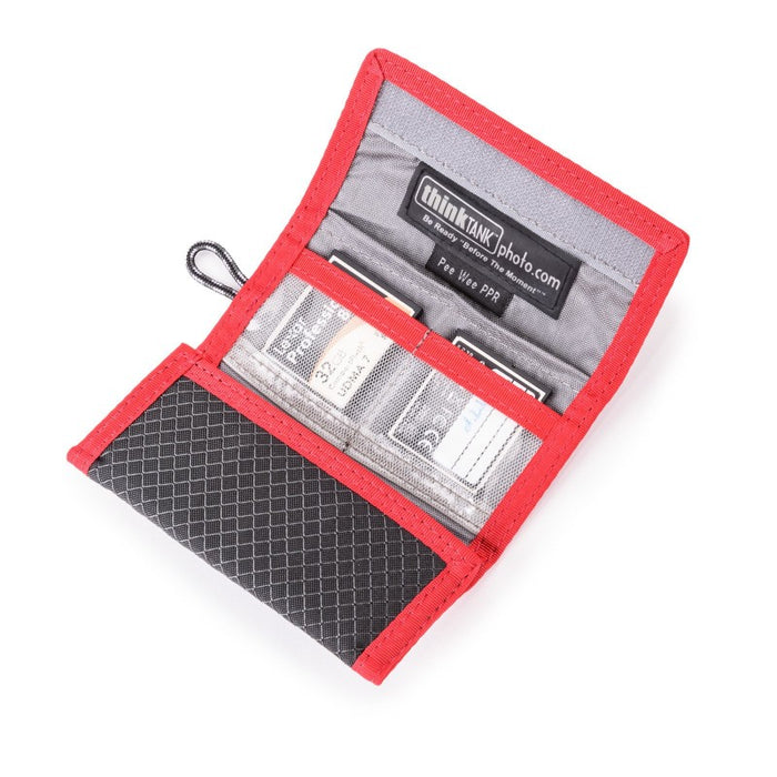 Think Tank Pee Wee Pixel Pocket Rocket™ RED, etui za 4 CF + 3 SD memorijske kartice