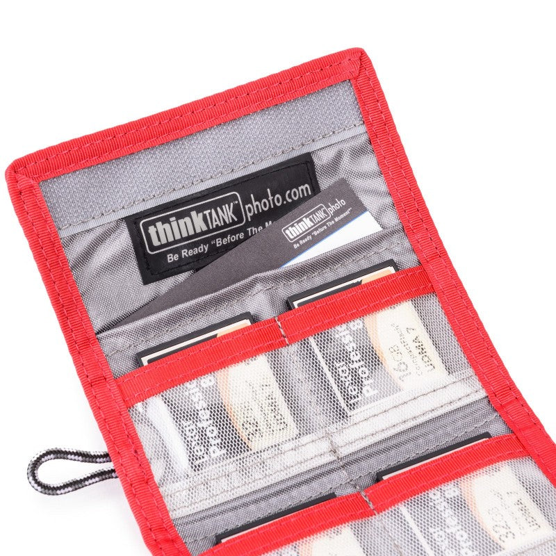 Think Tank Pee Wee Pixel Pocket Rocket™ RED, etui za 4 CF + 3 SD memorijske kartice