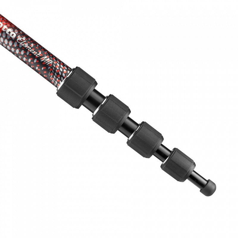 Manfrotto Element MII Monopod Alu RED 5 Sek. foto monopod