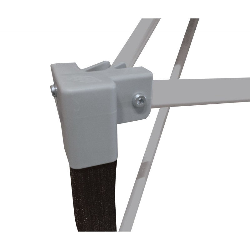 E-Z UP® AMBASSADOR 3x3m šator, crni okvir + sivi krov + torba na kotačima