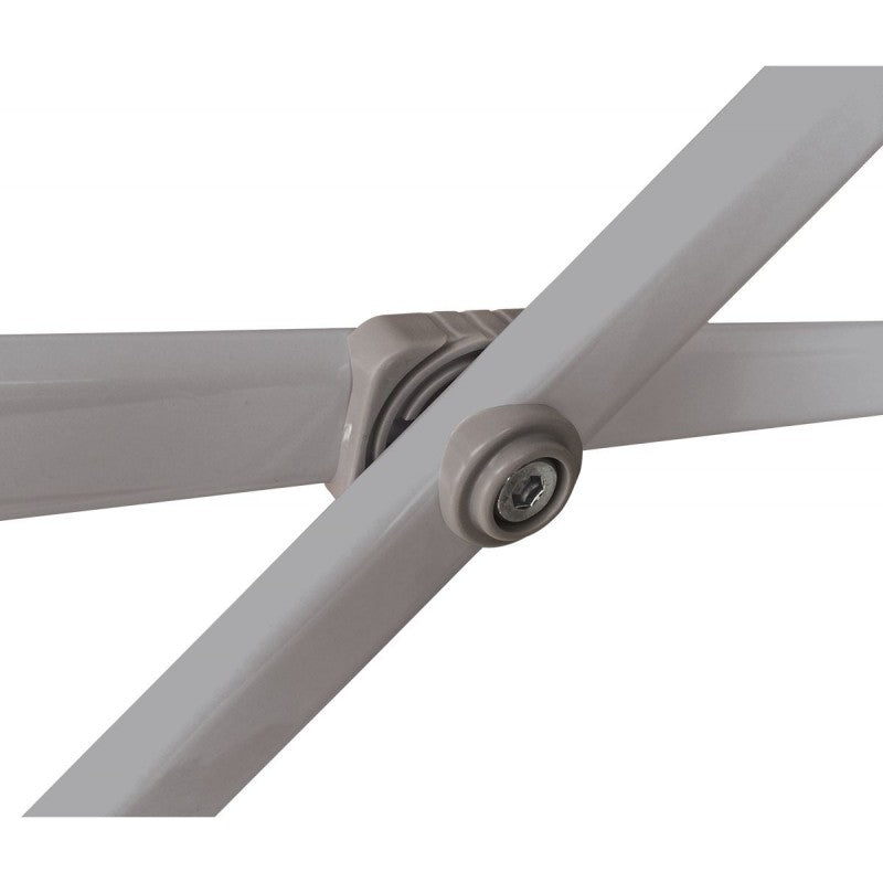 E-Z UP® AMBASSADOR 3x3m šator, crni okvir + sivi krov + torba na kotačima