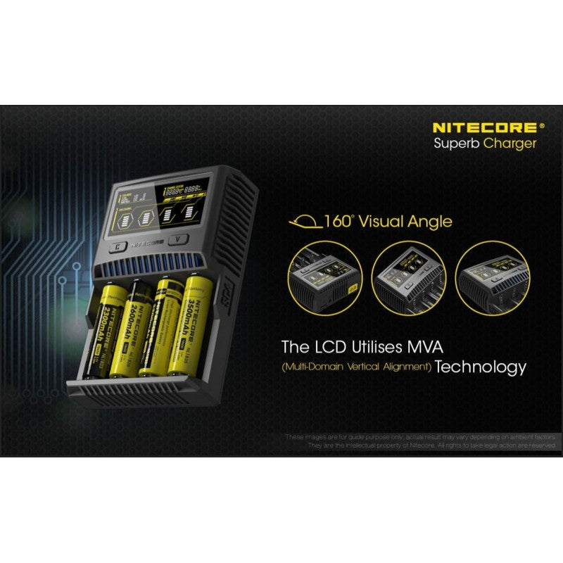 Nitecore Punjač baterija SC4 / intiligentni / za 4 baterije