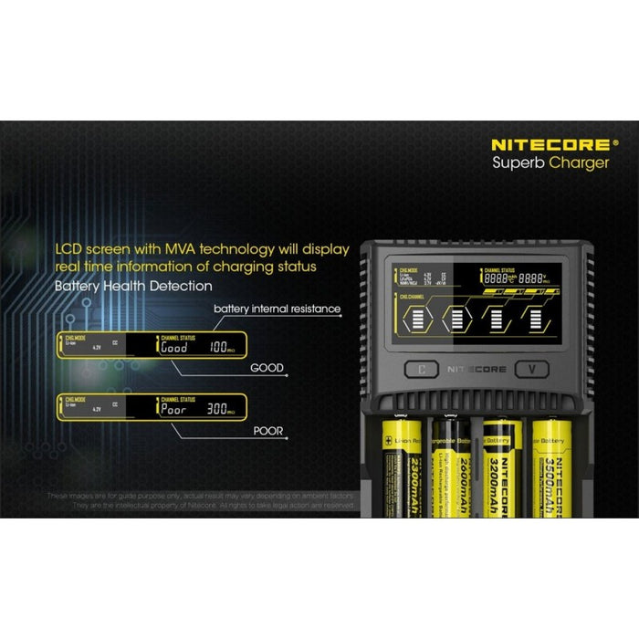 Nitecore Punjač baterija SC4 / intiligentni / za 4 baterije
