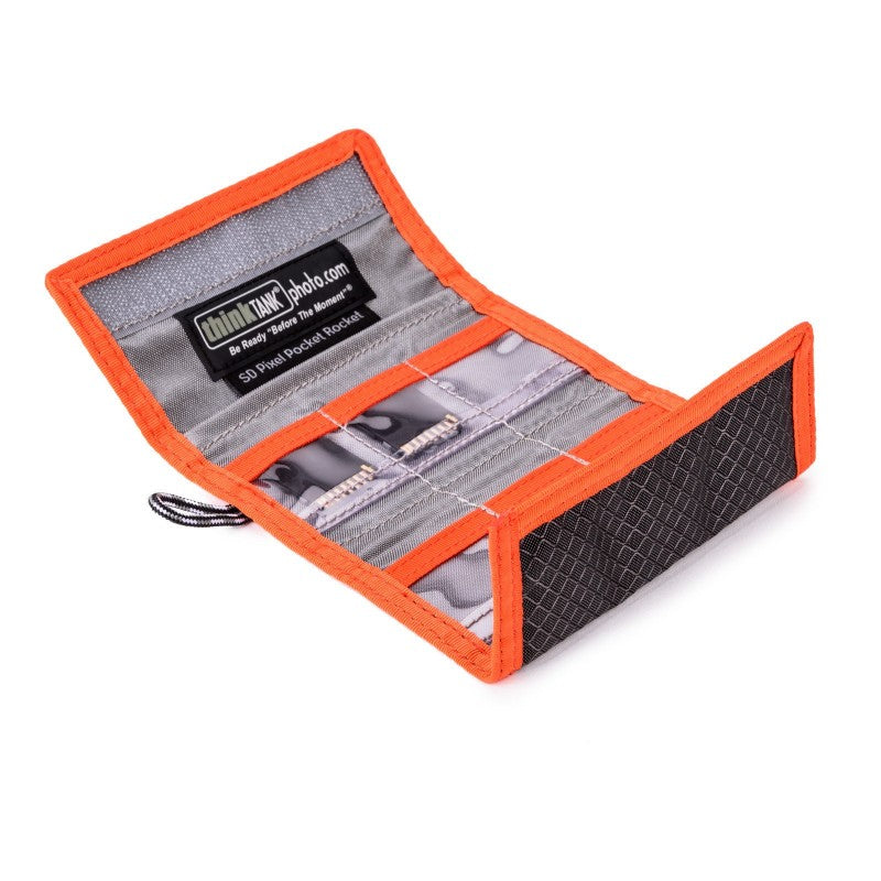 Think Tank Pixel Pocket Rocket™ ORANGE, etui za 9 SD memorijskih kartica