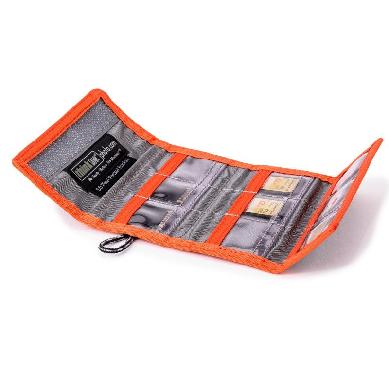 Think Tank Pixel Pocket Rocket™ ORANGE, etui za 9 SD memorijskih kartica