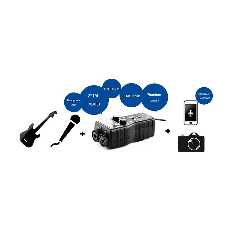 SARAMONIC SmartRig+ Portable microphone/guitar interface