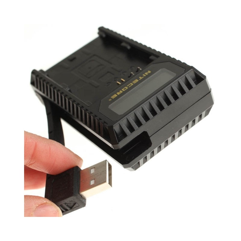 Nitecore Punjač USB UNK1 Dvostrani putni (Nikon EN-EL14A/EN-EL15)