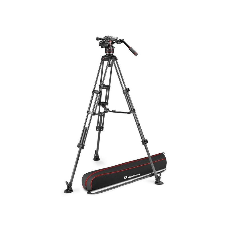 Manfrotto MVK608TWINMA Nitrotech Video stativ set (608+MVTTWINMA)