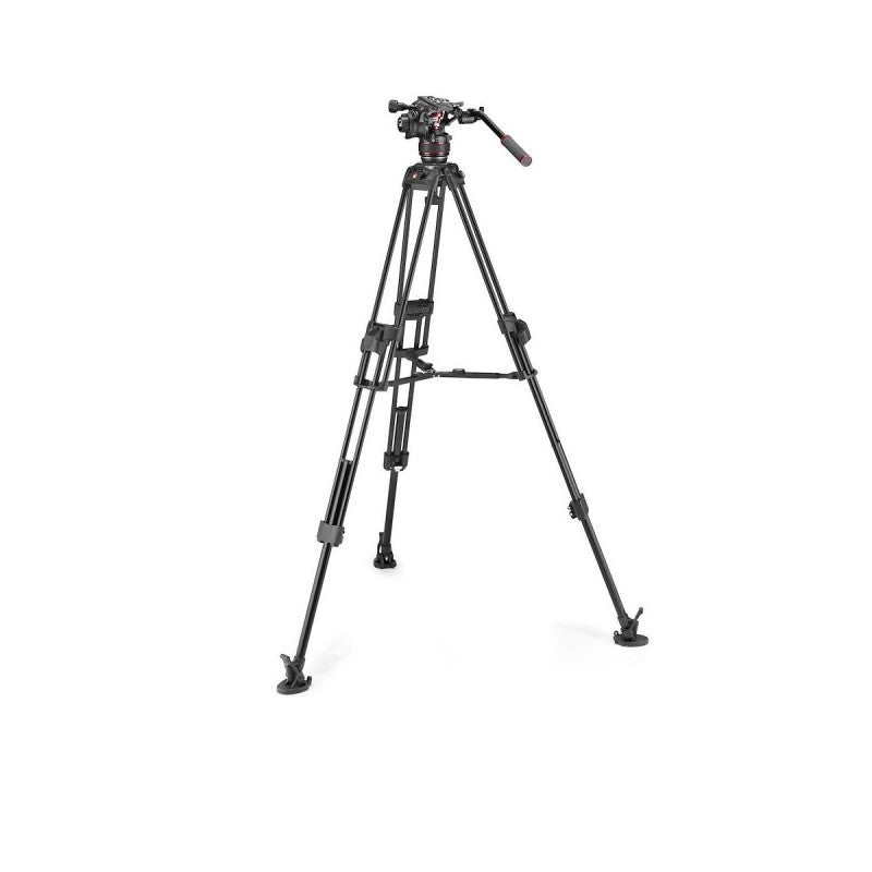 Manfrotto MVK612TWINFC Nitrotech Video stativ set (612+645 FastTwin karbon) + POKLON