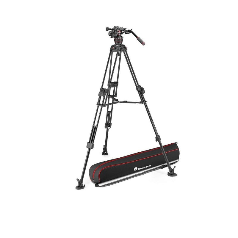 Manfrotto MVK608TWINFC Nitrotech Video stativ set (608+645 FastTwin karbon)