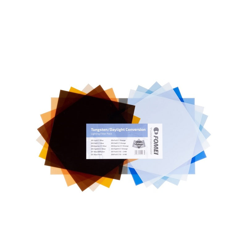 Fomei Filter Kit TUNGSTEN / DAYLIGHT PACK  / set gel filtera za rasvjetu 30x30cm /12komada